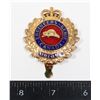 Image 1 : #319 CANADIAN ENGINEERS CE CAP BADGE QEII