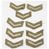 Image 2 : #337 WW2 CANADIAN BATTLE DRESS CHEVRON LOT