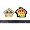 Image 1 : #338 WORLD WAR TWO KINGS CROWN PATCH INSIGNIA