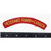 Image 1 : #342 VETERANS GUARD OF CANADA SHOULDER TITLE PATCH