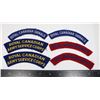 Image 1 : #350 LOT OF 3 SETS SHOULDER TITLES RCE RCAMC RCCS