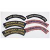 Image 2 : #350 LOT OF 3 SETS SHOULDER TITLES RCE RCAMC RCCS