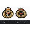 Image 1 : #354 LOT OF 2 RCN ROYAL CANADIAN NAVY INSIGNIA