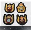 Image 1 : #389 LOT OF 4 ROYAL CANADIAN AIR FORCES BADGES