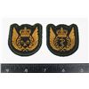 Image 1 : #390 LOT OF 2 ROYAL CANADIAN AIR FORCES BADGES