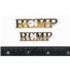 Image 1 : #414 ROYAL CANADIAN MOUNTED POLICE SHOULDER TITLE