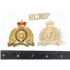 Image 1 : #415 LOT OF RCMP CAP BADGES NO REVERSE LUGS WORN