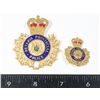 Image 1 : #418 ONTARIO PROVINCIAL POLICE CAP BADGE WORN W/