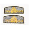 Image 2 : #430 RCMP GRC SHOULDER TITLE CLOTH PATCH PAIR