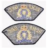 Image 2 : #436  RCMP GRC SHOULDER TITLE PATCH PAIR VARIATION