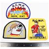Image 1 : #440 LOT OF 3 RCMP SHOULDER PATCHES TUKTOYAKTUK