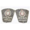 Image 2 : #446 VINTAGE ALBERTA EDMONTON POLICE PATCH PAIR