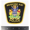 Image 1 : #448 VINTAGE MEDICINE HAT POLICE PATCH PAIR