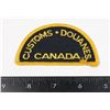 Image 1 : #455 CANADA CUSTOMS PATCH CREST CANADIAN