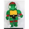 Image 1 : #655 TMNT RAPHAE PLUSH FIGURE L PLAYMATES 1989
