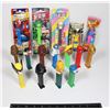 Image 1 : #702 LOT ASSORTED PEZ DISPENSERS INCLUDING SEALED
