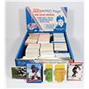Image 1 : #1067 GIANT CARD LOT IN BOX HOCKEY BASKETBALL ETC