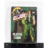 Image 1 : #1083 SEALED G.I. JOE PLAYING CARDS 2002 HASBRO