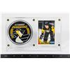 Image 1 : #1105 1987 MARIO LEMIEUX PITTSBUGH PENGUINS PUCK