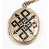 Image 2 : #1247 ANTIQUE LOCKET WITH CHAIN AND PHOTOS 1900'S