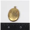 Image 1 : #1248 ANTIQUE LOCKET R.A.J. MARKED 1900'S WITH