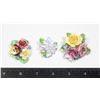 Image 1 : #1336 LOT OF 3 FLORAL LADIES BROACH PINS ENGLISH