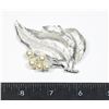 Image 1 : #1338  SARAH CO COSTUME JEWELRY LADIES BROACH