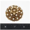 Image 1 : #1341 COSTUME JEWELRY LADIES BROACH 1900'S