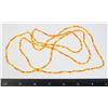 Image 1 : #1357 ORANGE BEADED JEWELRY LADIES NECKLACE