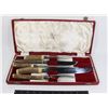 Image 1 : #1361 HADDON SHEFFIELD ENGLAND KNIFE SET BOXED