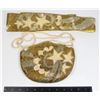 Image 1 : #1375 SHOOTING STAR 1980'S  PURSE BELT SEQUIN SET
