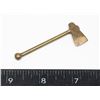 Image 1 : #1393 VINTAGE NOVELTY BRASS HATCHET AXE SMALL SIZE