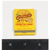 Image 1 : #1433 BURGER CLOCK BROILER MATCHBOOK 1960'S