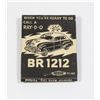 Image 2 : #1437 RARE RADIO CABS BR 1212 PORTLAND MATCH BOOK
