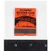 Image 1 : #1439 MATCH BOOK OLYMPIC BOXING CLUB LOS ANGELES