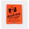 Image 2 : #1439 MATCH BOOK OLYMPIC BOXING CLUB LOS ANGELES