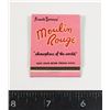 Image 1 : #1441 HOLLYWOOD MOULIN ROUGE MATCH BOOK