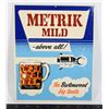 Image 1 : #1471 METRIK MILD BEER STORE DISPLAY 1960'S 1970'S