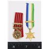 Image 1 : WW2 MINIATURE MEDAL ATLANTIC STAR + AIR CREW