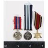 Image 1 : WW2 MINIATURE MEDALS BURMA STAR 1939-1945
