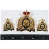Image 1 : 80'S ROYAL CANADIAN MOUNTED POLICE CAP BADGE