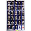 Image 1 : UNCUT SHEET NUMBERED HOCKEY CARDS EDMONTON OILERS