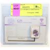 Image 1 : GIS OVAL CUT PURPLE AMETHYST 6.93 CT