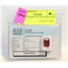 Image 1 : GIS OCTAGON STEP NATURAL RUBY 9.62 CT