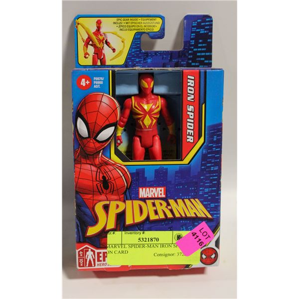 MARVEL SPIDER-MAN IRON SPIDER ON CARD