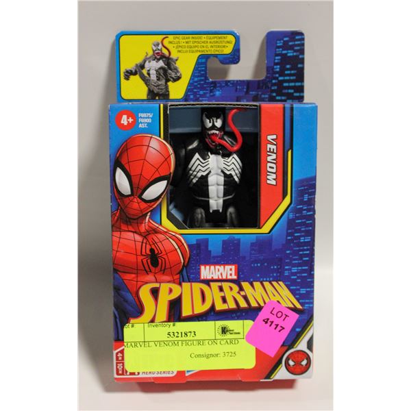 MARVEL VENOM FIGURE ON CARD
