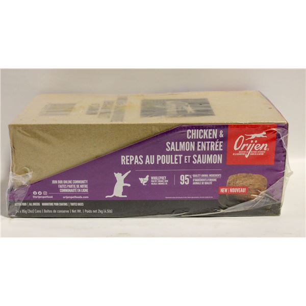 PAST BB CASE ORIJEN CHICKEN&SALMON KITTEN FOOD