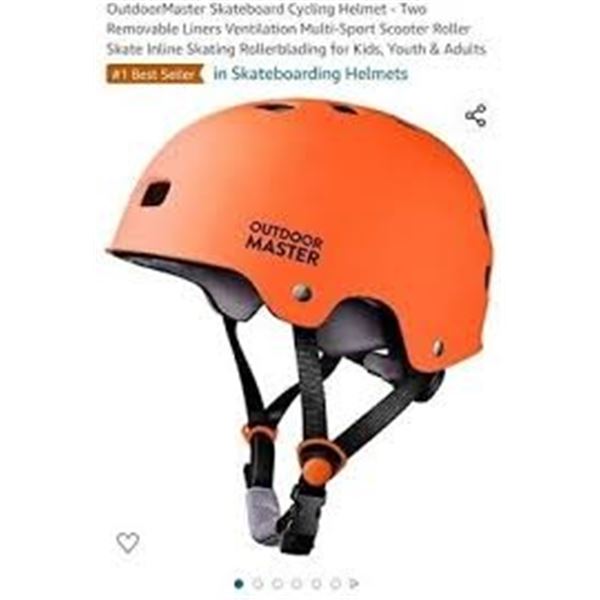 NEW OUTDOOR MASTER XS ORANGE HELMET
