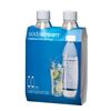 Image 1 : NEW 2 X 1L SODASTREAM WHITE FUSE BOTTLES
