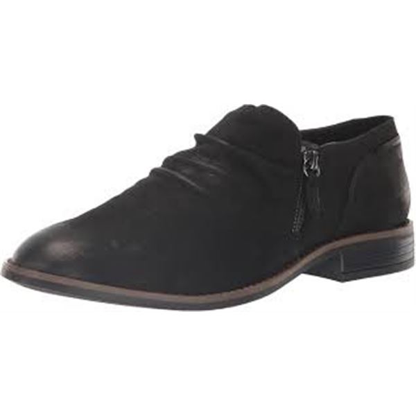NEW CLARKS SIZE: 7 CAVZIN PACE BLACK LEATHER SHOES